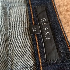 Authentic Men’s Gucci Jeans size 54 Blue